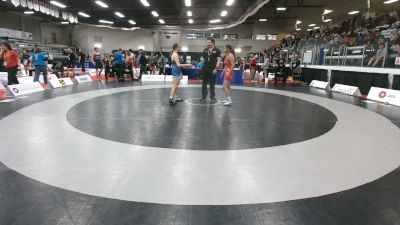 57kg 1st Place Match - Gurleen Dhillon, Canadian Mal Wrestling vs Lilyanne Reuter, WAMMA Niverville