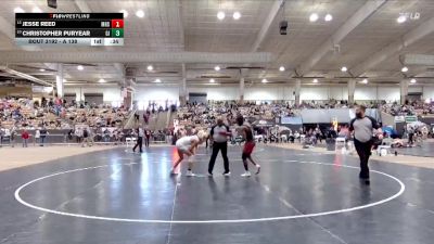 A 138 lbs Cons. Round 1 - Christopher Puryear, Gibbs High School vs Jesse Reed, Munford High School