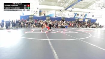 113 lbs Cons. Round 1 - Josiah Volavongsa, Shawnee Mission Northwest vs Robbie McKenzie, Olathe North