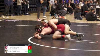 197 lbs Consi Of 8 #1 - Alex Whitworth, Harvard vs Wolfgang Frable, Army West Point