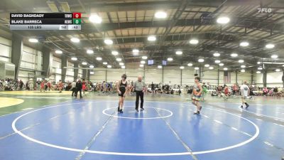 135 lbs Rr Rnd 3 - David Baghdady, TDWC Maniacs Grey - MS vs Blake Barreca, Next Level Wrestling Club - MS