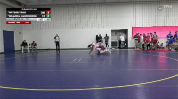 197 lbs Champ. Round 1 - Bryson Tibbs, Cortland State vs Braydon Vandenberg, St. John Fisher