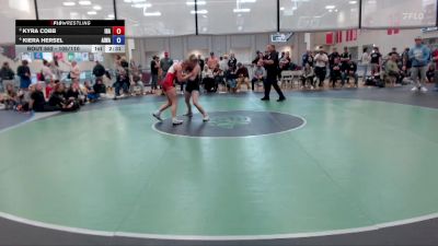 105/110 Round 5 - Kyra Cobb, Idaho vs Kiera Hersel, All In Wrestling Academy