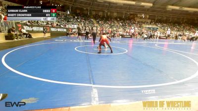 76 lbs Consi Of 32 #2 - Ahmani Clark, Raising The Level Wrestling Club vs Rhett Crowther, WTC