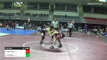 137 lbs 2nd Place - Sam Nachtigal, Kearney MatCats vs Evan Griffiths, Bear Cave