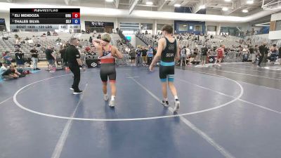 120 lbs Cons. Semis - Eli Mendoza, Gilroy Hawks vs Thales Silva, Silvaback