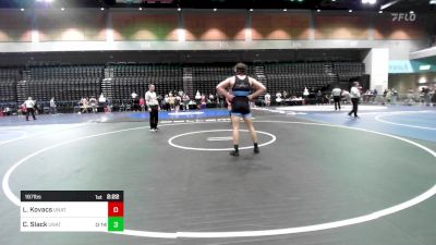 197 lbs Consi Of 16 #2 - Levi Kovacs, UNATT-Utah Valley vs Christian Slack, UNATT-Utah Valley