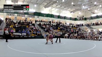 150 lbs Semis & 3rd Wb (16 Team) - Caden Shope, Central (Carroll) vs David Jewell, Cass