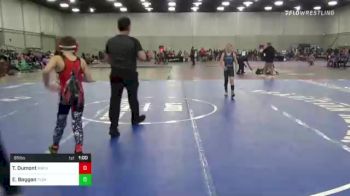 85 lbs Consi Of 16 #2 - Trace Dumont, Mayo Quanchi Judo And Wrestling Club vs Eli Boggan, Team Tulsa Wrestling Club