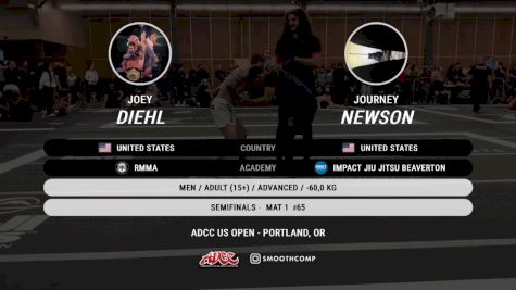 Joey Dieh vs Journey Newson 2026 ADCC Portland Open