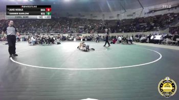 B5A-113 lbs Cons. Semi - Jake Noble, MacArthur vs Tanner Barlow, McAlester