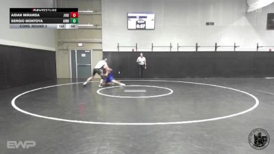 144 lbs Cons. Round 2 - Sergio Montoya, Archbishop Mitty vs Aidan Miranda, Junipero Serra