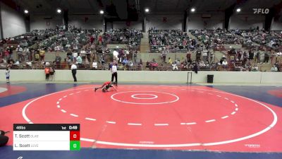 48 lbs Consi Of 8 #2 - Thomas Scott, Glasgow Wrestling Academy vs Landon Scott, Level Up Wrestling Center