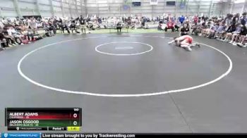 160 lbs Round 2 (8 Team) - Albert Adams, California vs Jason Osgood, Oklahoma Blue FS