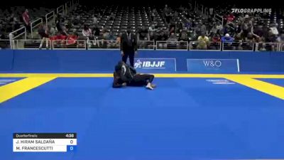 JOEL HIRAM SALDAÑA vs MARK FRANCESCUTTI 2021 World IBJJF Jiu-Jitsu No-Gi Championship