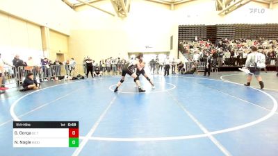 154-H lbs Consi Of 32 #2 - Gino Gorga, DC Trained vs Noah Nagle, Middle Township High School