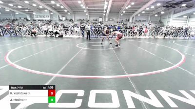 145 lbs Round Of 32 - Ryder Yoshitake, CA vs Jayden Medina, NY