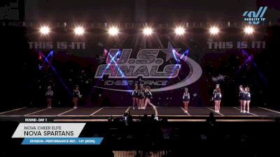 NOVA Cheer Elite - NOVA Spartans [2023 L1 Performance Rec - 14Y (NON) Day 1] 2023 The U.S. Finals: Virginia Beach