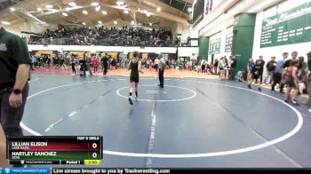 76 lbs Semifinal - Lillian Elison, Lake Hazel vs Hartley Sanchez, Star