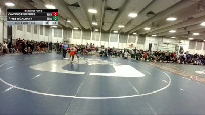 125 lbs Cons. Round 4 - Ivey McAlhany, Walsenburg vs Caydence Watters, Natrona County