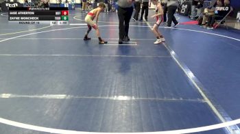 66 lbs Round Of 16 - Zayne Moncheck, Young Guns vs Jase Atherton, Mifflin County