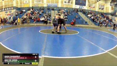 130 lbs Round 3 (8 Team) - Breyer Gerig, Leo Wrestling Club vs Amos Shanafelt, Indian Creek Wrestling Club (S)