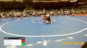 101 lbs Round Of 32 - Hayden Schwab, IAWC vs Cruz Enderle, Greater Heights Wrestling