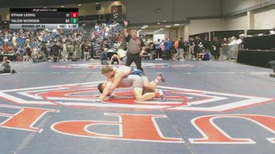 215 lbs Round Of 32 - Ethan Leidig, NY vs Talon Worden, MO