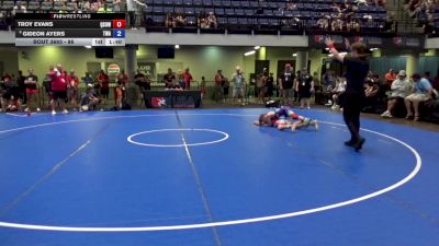 86 lbs Champ. Rd Of 16 - Troy Evans, Quest School Of Wrestling vs Gideon Ayers, The Wrestling Academy