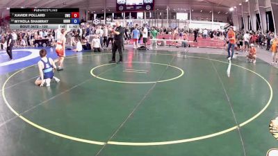 120 lbs Champ. Round 3 - Xavier Pollard, Samurai Wrestling Club vs Mykola Shamray, Built By Brunson Wrestling