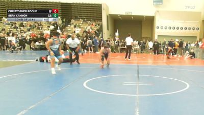 162-H lbs Consi Of 32 #1 - Christopher Roque, Rocky Point HS vs Sean Cannon, CJA