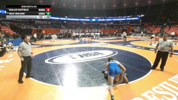 3A 157 lbs Cons. Round 2 - Max Mularz, Frankfort (Lincoln-Way East) vs Malan Hatfield, Aurora (West Aurora)