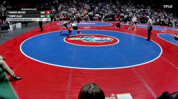 132-2A 5th Place Match - Pedro Reyes, Shaw vs Tripp Clay, Rockmart