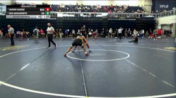 141 lbs Quarterfinal - Jason Saenz, Mt. San Antonio College vs Jeo Navarrete, Cuesta College