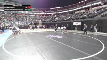 132-3A Champ. Round 1 - Jeremiah Martinez-Miller, Jefferson vs Caden Casias, Centauri High School