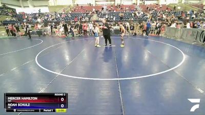 93 lbs Round 2 - Mercer Hamilton, WA vs Noah Schulz, AK