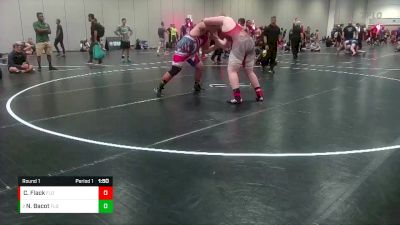 285 lbs Round 1 - Nicolas Bacot, Florida vs Carson Flack, Florida