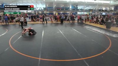157 lbs Cons. Round 4 - Nicholas Manges, Unattached vs Blake Bernath, BTW