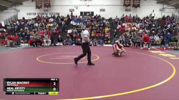 106 lbs Champ. Round 1 - Rylan Seacrist, Brecksville vs Neal Krysty, Bishop Watterson