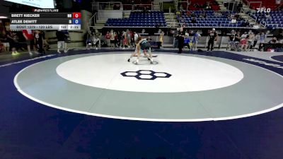 120 lbs Cons. Sub-rd Of 32 - Brett Kiecker, MN vs Atlee DeWitt, IA