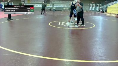 132 lbs Round 5 (6 Team) - Jayden Cruz, Hillsboro vs Nolan Marshall, Forest Grove