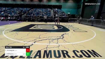 165 lbs 5th Place - Frank Almaguer, California Baptist University vs James Williams, Embry-Riddle