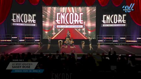 A1 Spirit Athletics - Sassy Rose [2024 L1 Youth - D2 - Small - A Day 2] 2024 Encore Grand Nationals