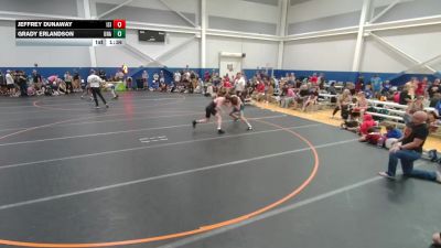 126 lbs Champ. Round 2 - Jeffrey Dunaway, ISI Wreslting Club vs Grady Erlandson, Unattached