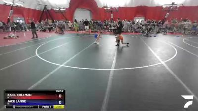 59 lbs Round 1 - Kaiel Coleman, IL vs Jack Lange, IA