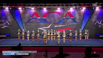 All 4 Cheer - Commanders [2026 L3 Senior - D2 - Medium Day 2] 2026 ACA Grand Nationals