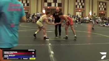 145 lbs Semifinal - Noah Fontana, Orchard South vs Alec Baxley, Kraken