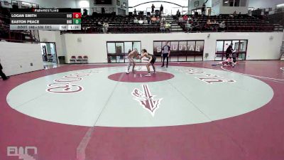 138 lbs Rr Rnd 1 - Logan Smith, Hulbert High School vs Easton Peace, Bartlesville High School