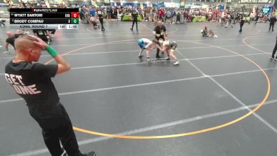 106 lbs Cons. Round 7 - Wyatt Sartori, Unattached vs Brody Compau, Unattached