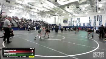 110 lbs Champ. Round 1 - Shiraz Madar, Etiwanda vs Keira Lennox, Camarillo